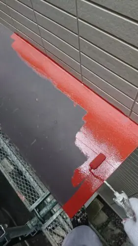 東京都調布市 外壁塗装工事 鉄部錆止め塗装 外壁塗装 屋根塗装 東京都府中市 株 ルーツ