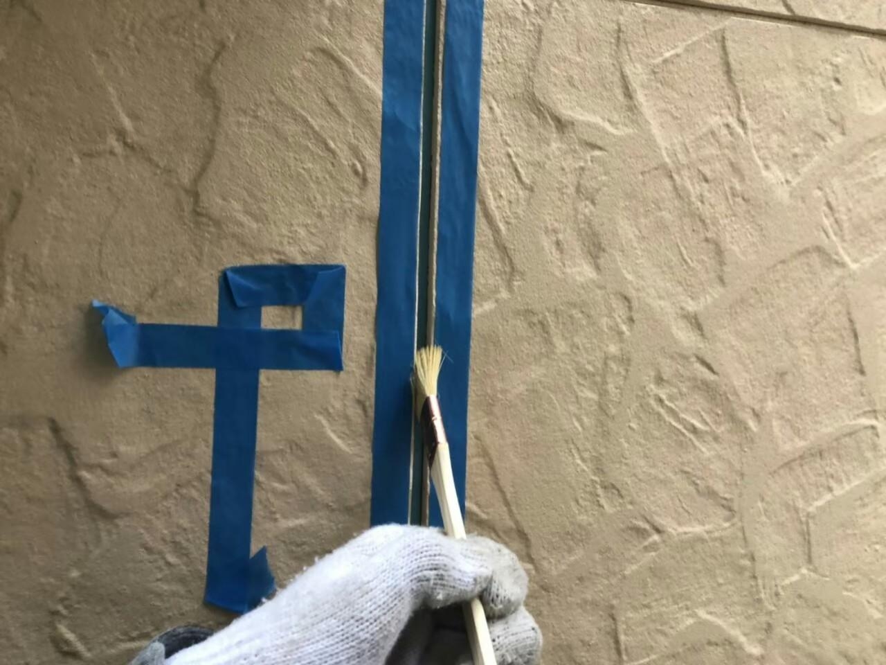 東京都府中市　外壁塗装工事　サイディング目地のコーキング打ち替え　コーキング工事のタイミングはいつ？