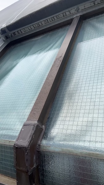 天窓とベランダドレンのシーリング処理を行いました!|東京都調布市