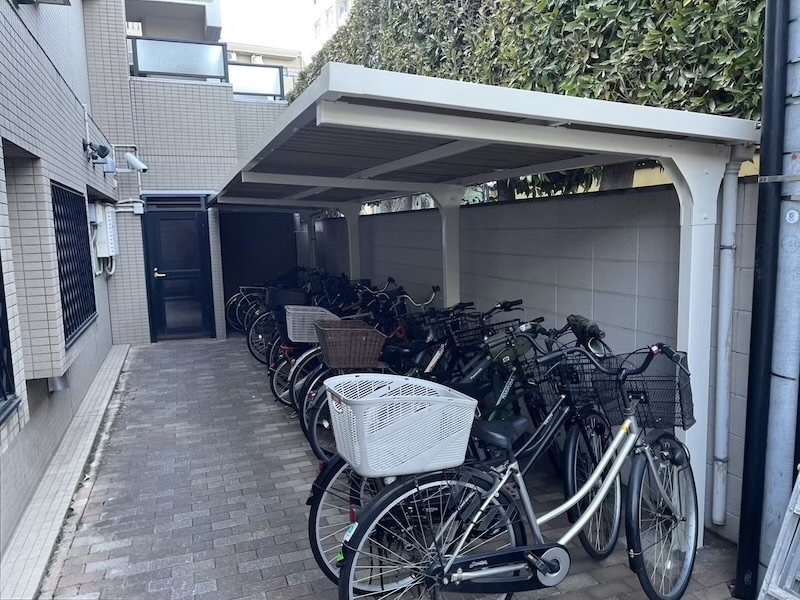 東京都府中市｜マンション 駐輪場の塗装を実施しました！